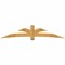 Ekena Millwork Davenport Rough Sawn Timber Gable Bracket, Western Red Cedar, 108"W x 22"H x 4"D x 6"F, 5/12 Pitch GBW108X22X0406DAV00RWR - alternate 1